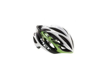 Met silniční helma Inferno Ultimalite bílá/zelená 58-61 cm