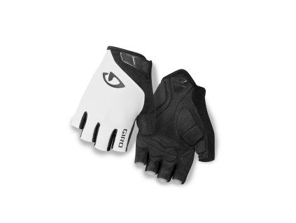 Giro cyklistické rukavice Jag white