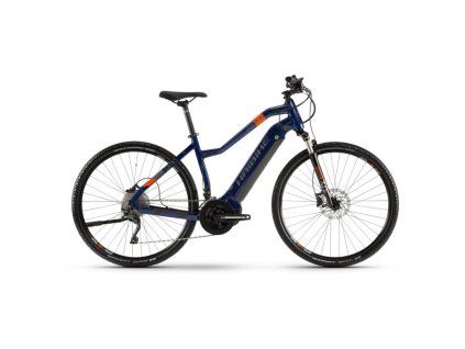 Haibike SDURO Cross 5.0 CST dámské i400Wh modrá/oranžová/titanová