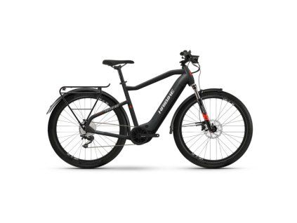 Haibike Trekking 6 High i630Wh Matte Black Red 10-r. Deore