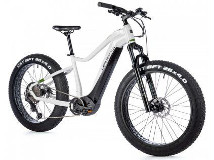 Leader Fox Brasa 26 Fatbike White, Panasonic GX Ultimate 95Nm, 720Wh