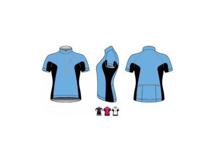 Cyklistický dres BBB Girl Fit BBW-107 modrý TOTÁLNÍ VÝPRODEJ