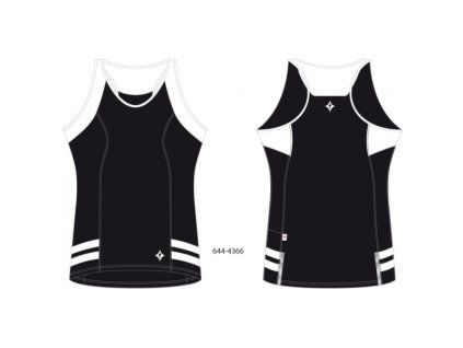 Specialized dres Baci Women nátělník černá/bílá