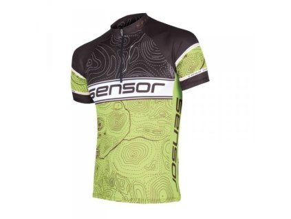 Cyklistický dres Sensor Radar zelená vel. M