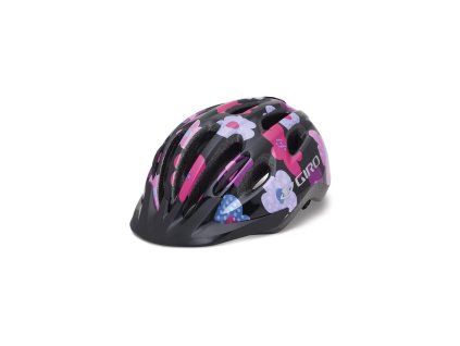 Přilba Giro Flurry black/hot pink flowers, 50-57 cm