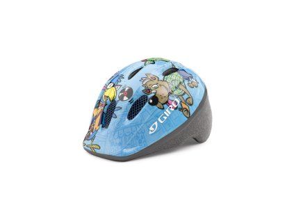 Přilba Giro ME2 light blue animals, 47-52 cm