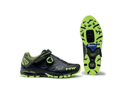 Northwave Spider Plus 2 Black/Yel.Fluo