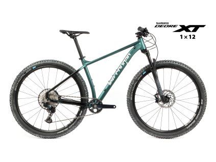 Lee Cougan Revenge Shimano XT / SLX 1x12 Bomber Z2, zeleno-černá matná