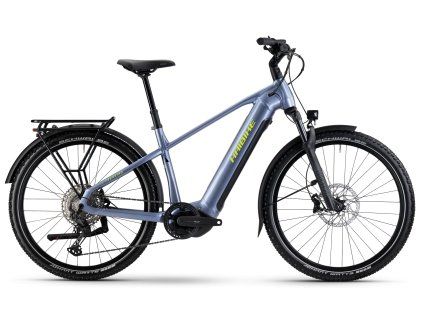 Haibike TREKKING 7.5 - High blue slate/yellow - gloss 2025