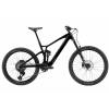 Lesklý černý trailový enduro bicykl